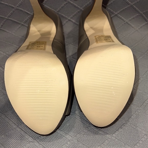 Peep Toe Pumps Platform High Heels Women’s Size 6 Warm Grey Beau & Ashe - Picture 7 of 10